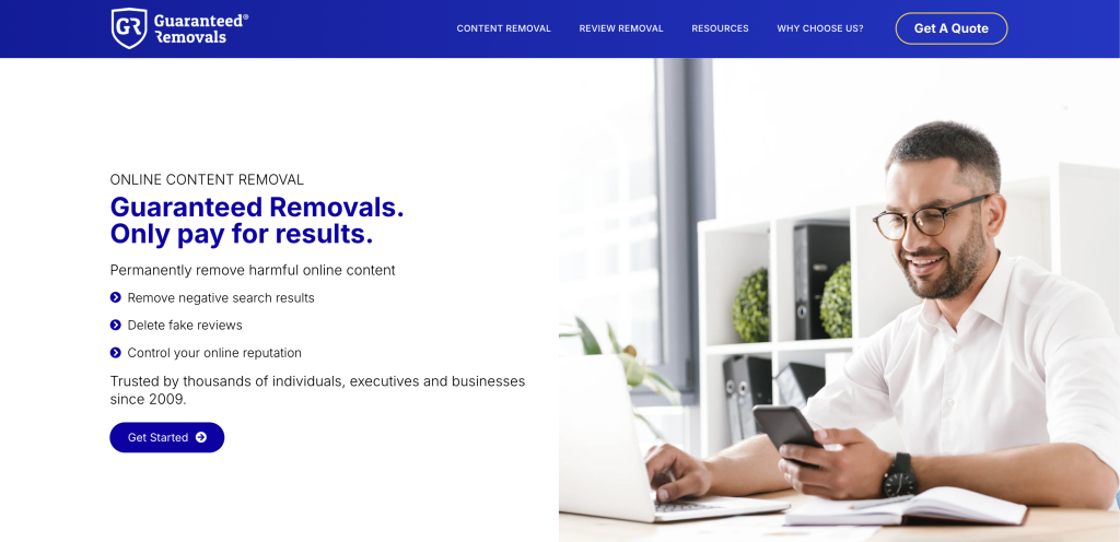 Guaranteed Removals Best pay-for-results review removal alternative